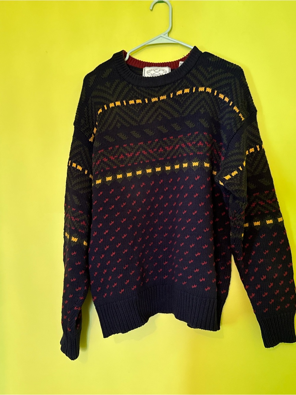 Granby Club Collection vintage 90s 100% cotton sweater
